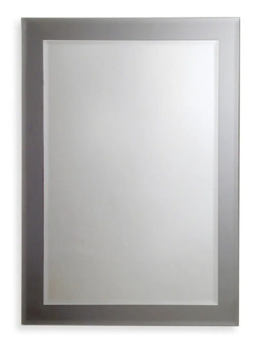 Reflejar Espejo Reflejar Base Gris Rectángulo 50x70cm Esp04.02 0