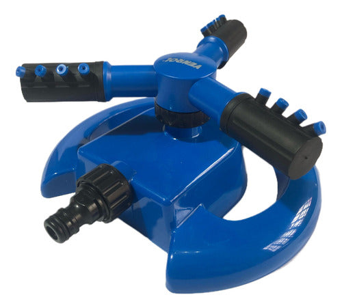 Venrol 3-Arm Plastic Base Sprinkler Regador Ensures Even Watering 1
