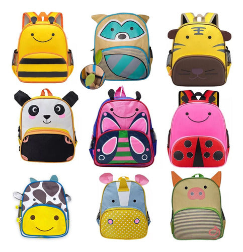 Levys Bazar Mochila Infantil Jardin Escolar Diseño Animales Niño Niña 0