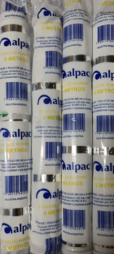 Rollo Papel Aluminio Alpac Hogareño 5 Mts. Por Unidad. 2