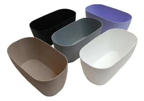 Gemplast Decorative Rectangular Planter 5L 34x14x13cm 5