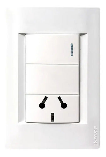 Kalop Combo X8 Light Switch with Cover 0