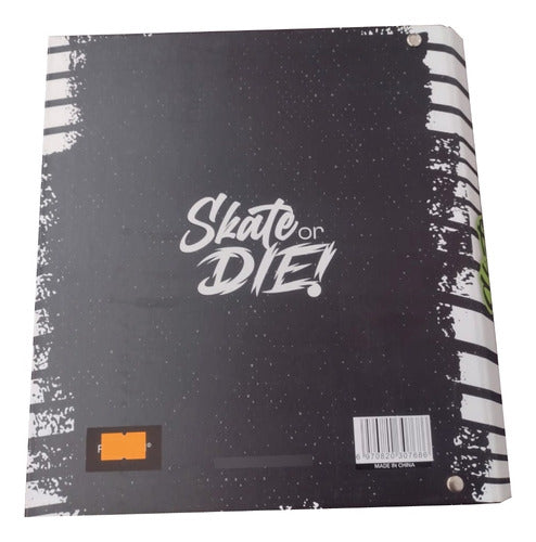 School Folder Nº3 with 3 Rings Skate or Die Rexon 1