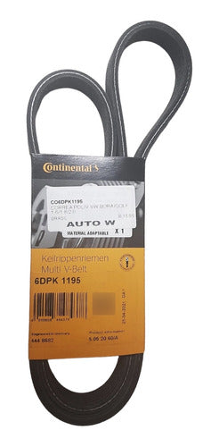 ContiTech Poly-V Belt for Volkswagen Bora & Golf 6DPK1195 1