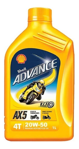 Shell Moto Advance AX5 Mineral 20W50 4T in Xero 0