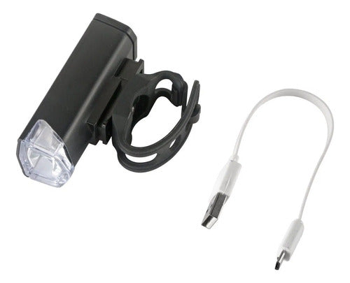 USB Rechargeable Front LED Bike Light Waterproof - 300 Lumens 4