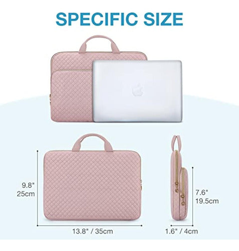 Bagsmart - Laptop Sleeve, Portable Carrying Case 4