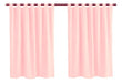 Kitchen Microfiber Short Curtain Set of 2 Panels 1.20x1.20m Each 47