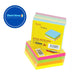 Aries Fluorescent Sticky Notes 7.5 X 7.5 Cm X 100 Sheets 2