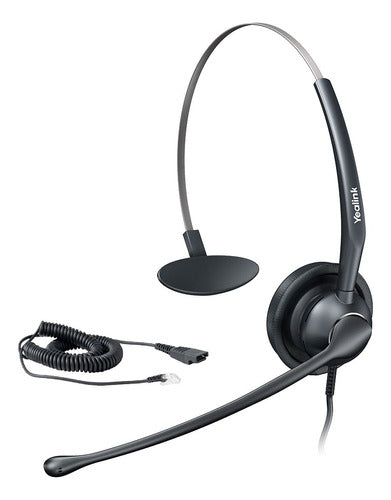 Yealink Headset YHS33 Microphone RJ9 Callcenter Monoaural 0