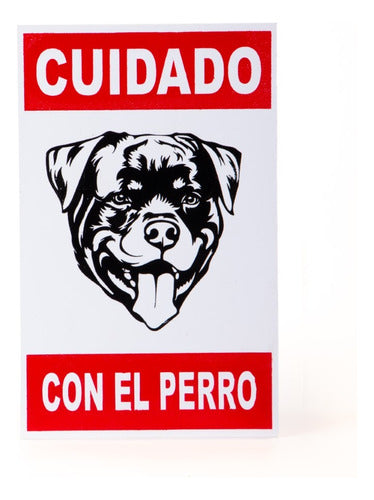 Zoomundo Cuidado Con El Perro Sign 12x20cm High Impact 1