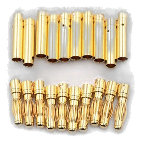 Generic 10 Pair 4.0 Mm 4mm RC Battery Gold Bullet Connector Plug 0