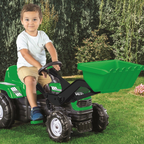 Dolu Tractor A Pedal Infantil Con Pala Excavadora Ub 1