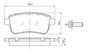 Corven Pastillas Freno Traseras Renault Fluence 1.6 16V 1