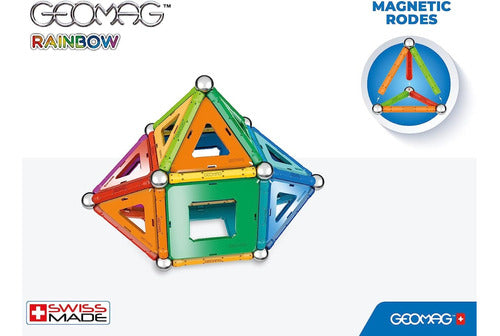 Geomag Magnetic Construction Set Rainbow 72 Pcs 1