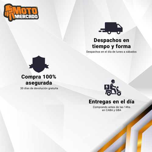 Mda Puños Tunning Gris Motomel Go 110 2