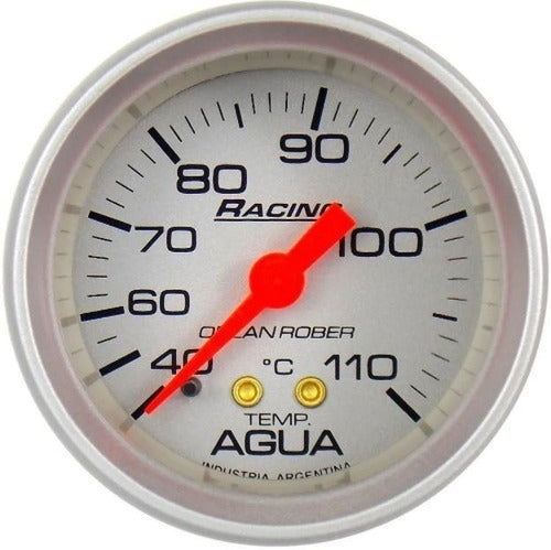 Reloj Temperatura Agua Orlan Rober Racing 52 Mm 2 M Plata 0