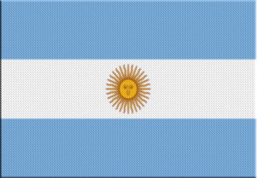 Parche Termoadhesivo Bandera Argentina 0