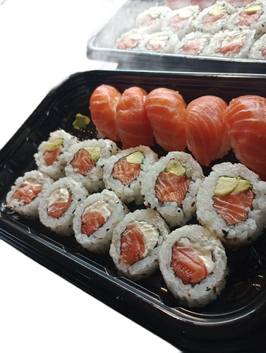 Bandejas De Sushi 15 Piezas De Salmon 4