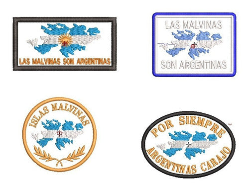 Embroidery Machine Design Templates for Malvinas Shields 0