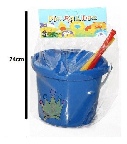 Picura Juego De Playa Balde Mas Palita 24 Cm 1