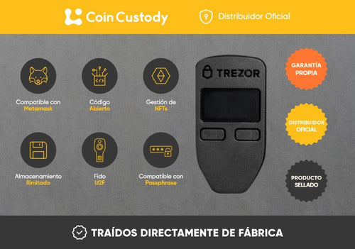 Trezor One - Official Distributor - Factory Sealed 2