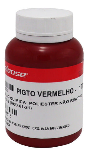 Pigmento Vermelho Para Uso Com As Resinas Da Redelease 100 G 0