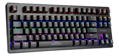 Combo Gamer Teclado Mecanico Mouse Y Tira Led Rgb Mem 3 Css 3