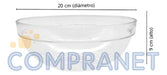 Compranet Medium Round Acrylic Salad Bowl 20 Cm, 12833 4