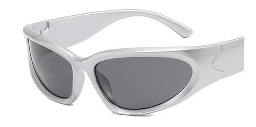 Blonda Silver Sport Sunglasses - Latest Trend 0