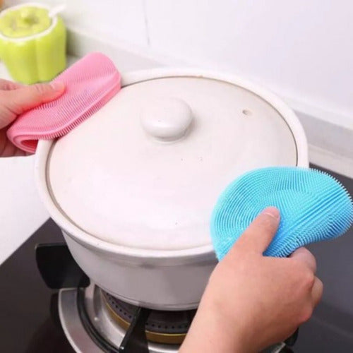 PS Multi-Purpose Silicone Sponge for Kitchen and Cleaning 3