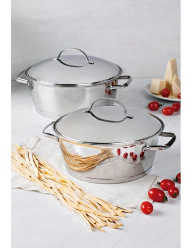 Tramontina Allegra 24cm Triple Bottom Stainless Steel Pot 3