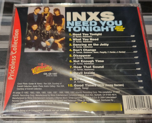 Inxs - Need You Tonight And Other Hits - Cd New Import Sella 1