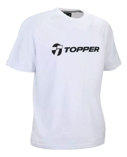 Topper MC Brand White Kids Fashion T-shirt 0