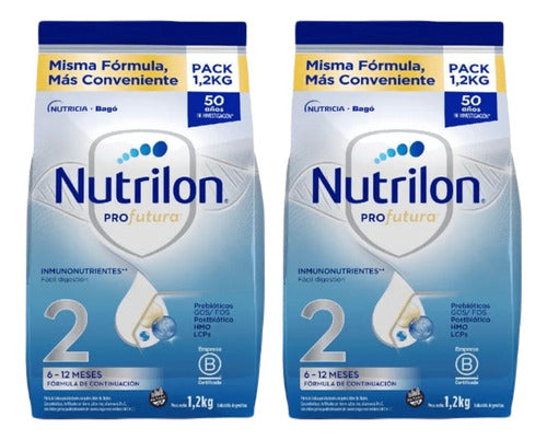 Nutrilon Profutura 2 1.2kg Powder Milk Bag X 2 Units 0