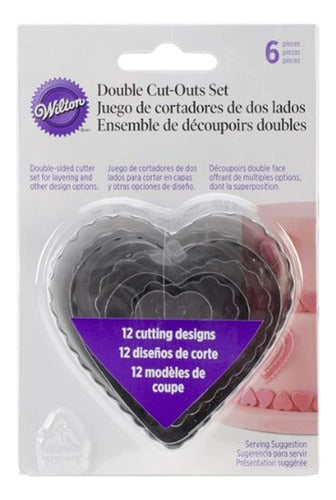 Wilton 417-2588 6 Piezas De Anidamiento Fondant Cortadores D 0