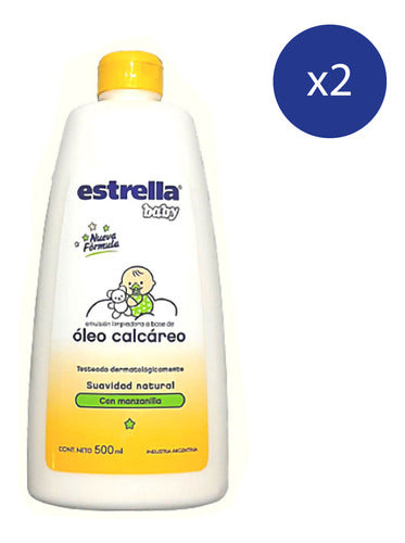 Estrella Baby Pack Óleo Calcáreo Manzanilla 500ml 0