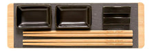 Set Sushi P/2 Bamboo 30x10cm Platos Palitos Salseros Imp 0