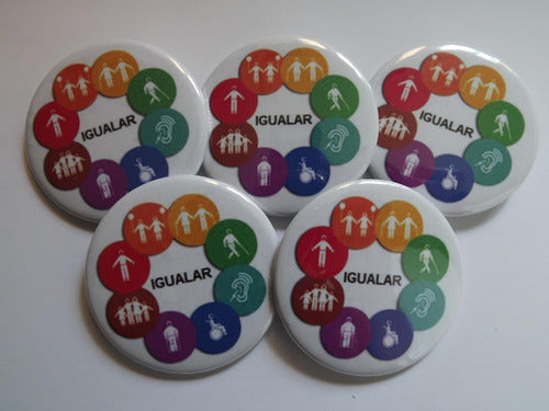 Pin Prendedor Personalizados 38mm X 42 Unidades - One Pins 3