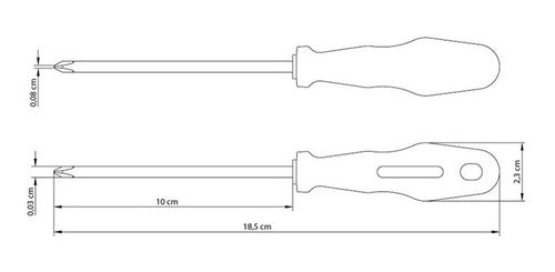 Tramontina Store Screwdriver Cross 1/8 X 4 1