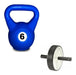 Combo : Rueda Abdominal + Pesa Rusa 6 Kg Gym Entrenamiento 0