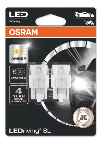 Osram Par De Lamparas Led W21/5W 6000K 0