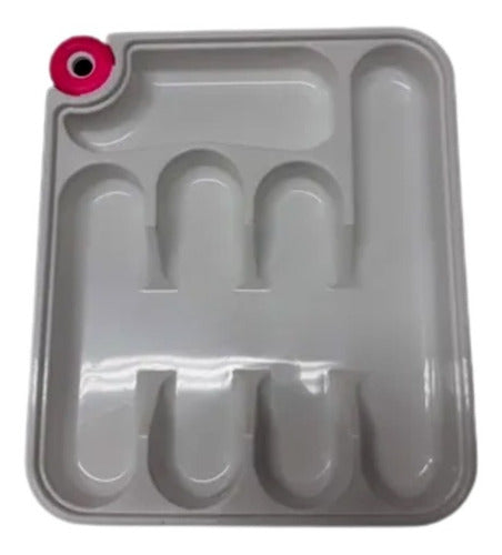 GUSTIPLAST Cubiertero Organizador Cubiertos Cajón Cocina 35 X 30 Plast 0