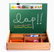 Clap Didactic Art Wooden Box with Painting and Drawing Materials 0