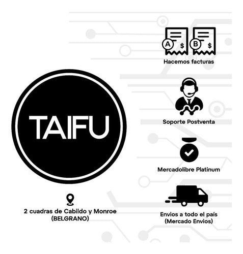 Taifu Siren with RF Receiver & Compatible Power Supply 12V30W 1