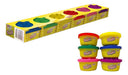 Pote Plastilina Juego X6 Masas Arcoiris Smooshi 0