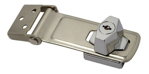 Premium Lock Holder with Built-in Lock - No Need for Padlock 0