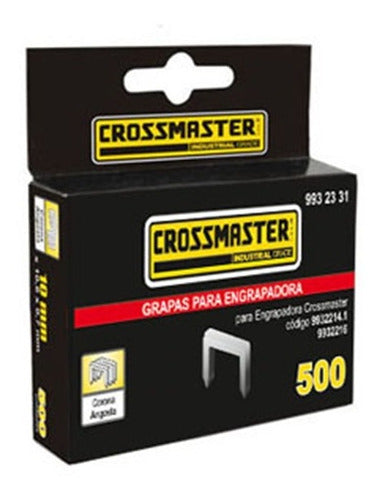 Grapas 12x10.6x1.2mm 500u. Crossmaster 0