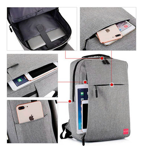 Numi Anti-theft Waterproof Computer Backpack with USB Charger 5