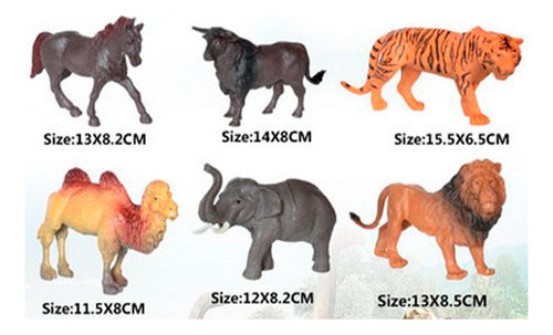 Juguete Infantil Set X 3 Animales Surtido 12 X 8 Cm 1